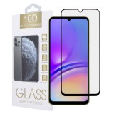 OEM Samsung Galaxy A05s üvegfólia, tempered glass, előlapi, 10D, edzett, hajlított, fekete kerettel