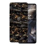 OnePlus Nord - Fekete-arany márvány fólia