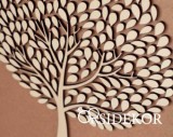 OrsiDekor Kreatív fa vendégkönyv levelekkel