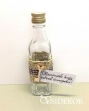 OrsiDekor Pálinkás üveg (üresen) egyedi díszítéssel