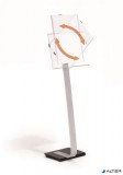 Padlóállvány, A3, DURABLE "INFO SIGN", ezüst