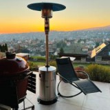 Paganella (H1107E) gázüzemű teraszfűtő hőgomba  rozsdamentes acél