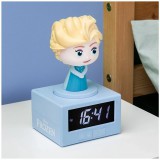 Paladone Alarm Clock, Disney Frozen: Elza, 17 cm, Lámpa funkció, Ébresztőóra