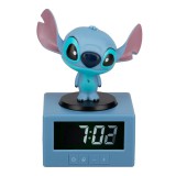 Paladone Alarm Clock, Disney Stitch, 16,5 cm, Lámpa funkció, Ébresztőóra