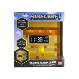 Paladone, Minecraft: Bee Hive™, 4,33", LED világítás, USB, Vezetékes, Digitális ébresztőóra
