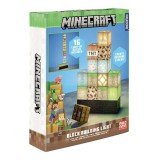 Paladone, Minecraft: Block Building Light™, Kombinálható, Vezetékes, Gamer, Asztali lámpa