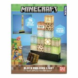 Paladone, Minecraft: Block Building Light™, Kombinálható, Vezetékes, Gamer, Asztali lámpa
