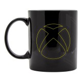 Paladone PP10613XB, XBOX Mug and Metal Coaster Set, Official, Fekete, Kerámia, Kávésbögre