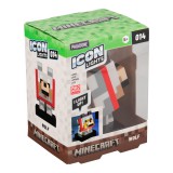 Paladone PP16019MCFID Minecraft farkas ikon dekor lámpa