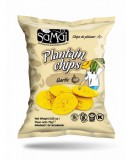 PaleoCentrum Samai Plantain Főzőbanán Chips Fokhagymás 75 g