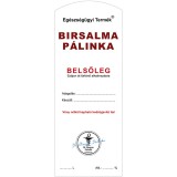 Pálinkás cimke Belsőleg Birs Hosszú 5 db/csomag