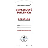 Pálinkás cimke Belsőleg Csipkebogyó Hosszú 5 db/csomag