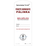 Pálinkás cimke Belsőleg Fekete berkenye Hosszú 5 db/csomag