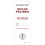 Pálinkás cimke Belsőleg Szilva Hosszú 5 db/csomag