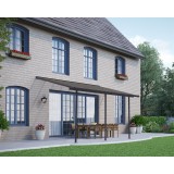 PALRAM CAPRI 4200 KERTI TERASZ ELŐTETŐ, PERGOLA,SZÜRKE 705600-akár összeszerelve