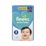 Pampers Active baby-dry 66 pelenka