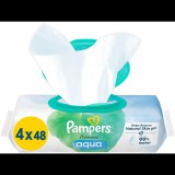 PAMPERS Harmonie Aqua Nedves törlőkendő Plastic Free 4x 48 db (8006540556139)