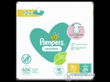 Pampers Sensitive nedves törlőkendő, 12 csomag x 52 db