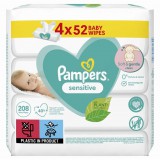 Pampers Sensitive törlőkendő 4x52 db (8001841062624) (8001841062624)