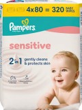 Pampers törlőkendő 4x80 db Sensitive
