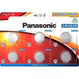 Panasonic CR2025 lítium gombelem, 3V, 6 db