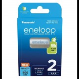 Panasonic Eneloop 1.2V AAA Ni-Mh 800mAh akku (2db) (BK-4MCDE/2BE) (BK-4MCDE/2BE)