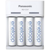 Panasonic Eneloop BQ-CC61 USB 4x AA/AAA NiMH Akkumulátor Töltő (K-KJ61MCD40USB)