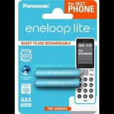 Panasonic Eneloop Lite 1.2V AAA 550mAh akku 2db (BK-4LCCE/2DE) (BK-4LCCE/2DE)