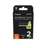 Panasonic Eneloop Pro 1.2V AA 2500mAh akku (2db) (BK3HCDE-2BE-N) "Ready to use"