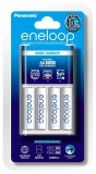 Panasonic Eneloop Timer akkutöltő + 4db Eneloop AA