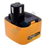 Panasonic EY9006 - 4/5 SC - 12V akku felújítás 2000 mAh Ni-CD