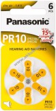Panasonic hallókészülék elem típus V10/PR70 6db/csom. - A készlet erejéig!