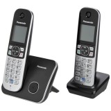 Panasonic KX-TG6812GB telefon DECT telefon Hívóazonosító Fekete