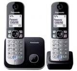 Panasonic KX-TG6812PDB telefon készülék (vezeték nélküli, 1 bázis, 2 kézibeszélő, DECT) EZÜSTKX-TG68