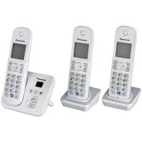 Panasonic KX-TG6823 DECT telefon Hívóazonosító Ezüst, Fehér