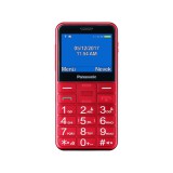 Panasonic KX-TU155 Senior mobiltelefon (Single-SIM, piros)