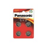 Panasonic lítium gombelem (4 db, 3V, CR2025)