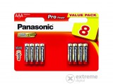 Panasonic Pro Power LR03PPG-8BW AAA mikro 1.5V szupertartós alkáli elemcsomag (8db)