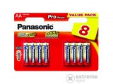 Panasonic Pro Power LR6PPG-8BW AA ceruza 1.5V szupertartós alkáli elemcsomag (8db)