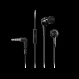 Panasonic RP-TCM115E mikrofonos fülhallgató (4 pin jack, fekete)