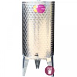 Panka 145 l-es pálinkatartály inox, csappal (15489)