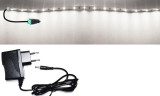 Pannon LED 1m hosszú 15Wattos, kapcsoló nélküli, 24V adapteres hidegfehér LED szalag (60db P2835 SMD LED)
