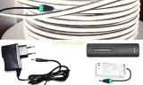 Pannon LED 4m hosszú 38Wattos, RF C3 1-zónás távirányítós, vezérlős, 24V adapteres hidegfehér LED szalag (1008db SOB LED)