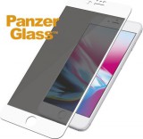 PanzerGlass Apple iPhone 6/6s/7/8 Tokbarát Edzett üveg kijelzővédő, betekintésgátló szűrővel, kamera borítóval, fehér kerettel
