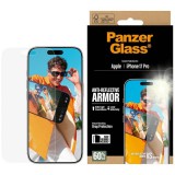 PanzerGlass Armor tükröződésmentes EasyAligner edzett üveg iPhone 17 Pro készülékhez