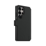 PanzerGlass CARE by ® Feature Case Tango Two-in-One Wallet w. Qi Compatible Samsung Galaxy S25 Ultra telefontok Borító Fekete