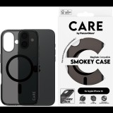 PanzerGlass CARE tok Apple iPhone 16 MagSafe Smokey füstszínű/fekete (1349)