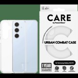PanzerGlass Care Urban Combat Samsung Galaxy S24 FE Magsafe tok - Átlátszó (1466)