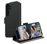 PANZERGLASS CARE WALLET tok álló, bőr hatású (FLIP, oldalra nyíló, asztali tartó, kameravédő) FEKETE Samsung Galaxy A56 5G (SM-A566)