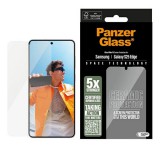 PANZERGLASS CERAMIC képernyővédő üveg (3D, ütésállóság, 9H) ÁTLÁTSZÓ Samsung Galaxy S25 Edge (SM-S937)